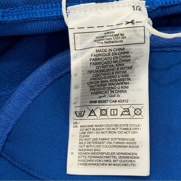 adidas x IVY PARK Women's Blue Sleeveless Bodycon Mini Dress Size XS - Picture 12 of 13